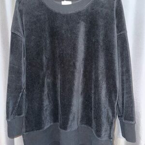LuLaRoe Women's Black Velour Sweater